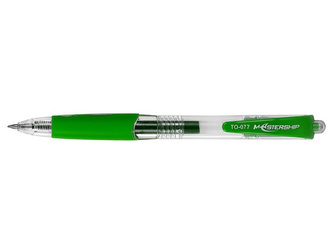 Długopis żelowy automatyczny ZIELONY Mastership TOMA