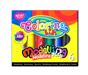Modelina mix 6 kolorów Colorino Kids