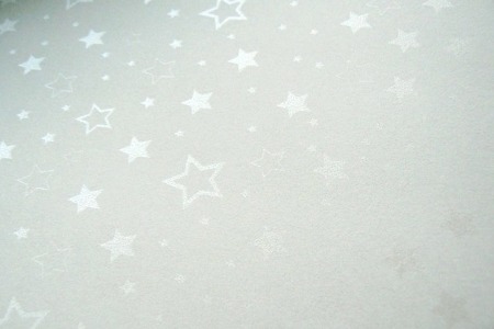 Karton ozdobny wizytówkowy A4 STARS SREBRNY Galeria Papieru