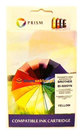 Tusz do Brother BI-5000YN (BT5000Y) yellow Prism
