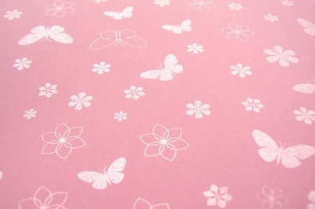 Karton ozdobny wizytówkowy A4 PASTELOWY RÓŻ 4 wzory Galeria Papieru