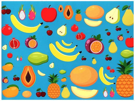 Wycinanka A4 samoprzylepna OWOCE I WARZYWA CORMORAN