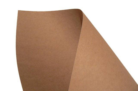 Karton ozdobny wizytówkowy A4 KRAFT Kreska