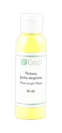 Farba akrylowa perłowa YELLOW 60 ml dpCraft