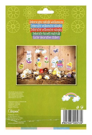 Naklejka ZAJĄCE PISANKI WIELKANOC Arpex