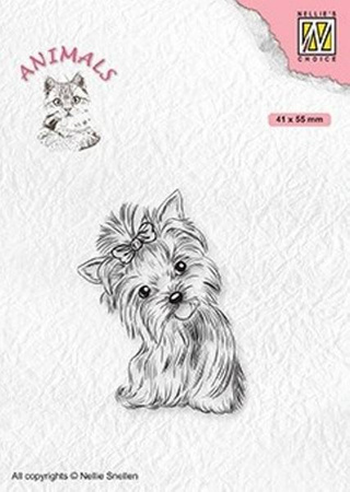 Stempel silikonowy PIES YORKSHIRE TERRIER Nellie`s Choice