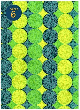 Papier bawełniany ozdobny EFEKT PASSION COLORS mix wzorów 1 arkusz happy color