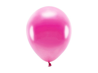 Balony Eco 26 cm metalizowane RÓŻOWE