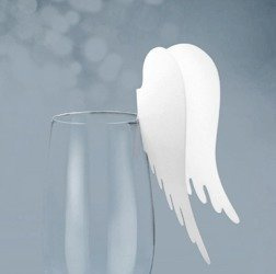 Skrzydła wycinanka z papieru 12 cm 10 szt. PartyDeco