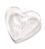 Bombka akrylowa SERCE 6 cm 2 szt. Arpex