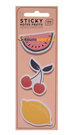 Karteczki samoprzylepne OWOCE I WARZYWA 75 szt. Interdruk