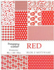 Blok z motywami A4 RED happy color