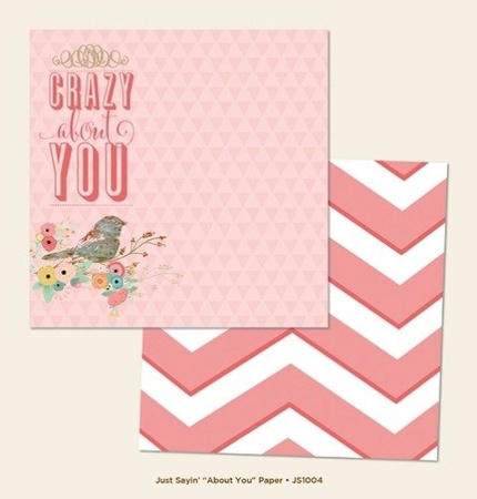 Papier do scrapbookingu dwustronny 30,5 x 30,5 cm JUST SAYIN` My Mind`s Eye