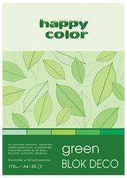 Blok Deco Green A4 TONACJA ZIELONA happy color