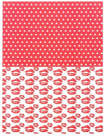 Blok z motywami A4 RED happy color