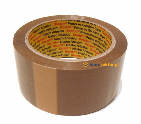 Taśma pakowa 5 cm x 66 m BRĄZOWA Scotch