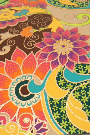 Blok z motywami EFEKT ORIENT INDIA happy color