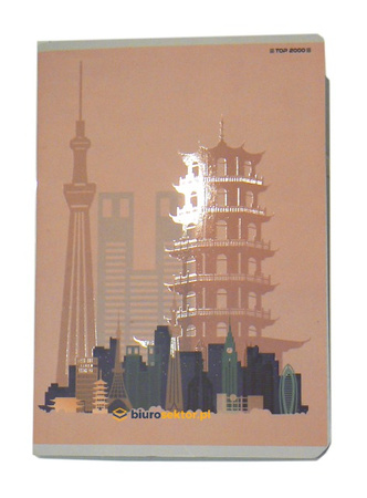 Zeszyt w kratkę A5 80 kartek miękka oprawa CITY/GRAD TOP2000 Hamelin