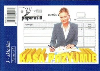 Kasa przyjmie (KP) A6 papirus II