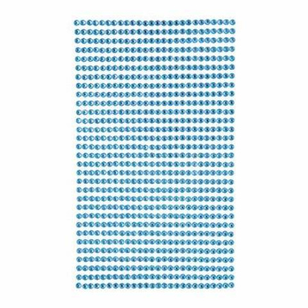 Kryształki samoprzylepne BLUE 3 mm 806 szt. dpCraft