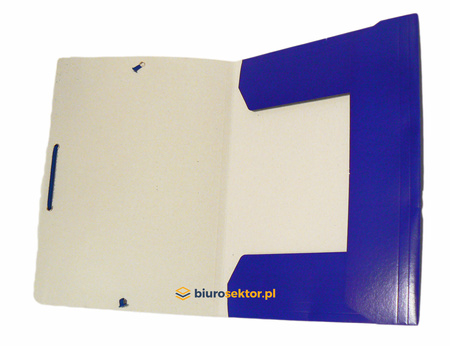 Teczka A4 z gumką NIEBIESKA Oficio