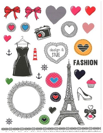 Papier do scrapbookingu jednostronny A4 STRIPES & DOTS zestaw (blok kreatywny) INTERDRUK