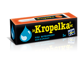 Klej błyskawiczny 2 ml KROPELKA