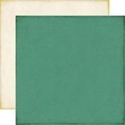 Papier do scrapbookingu dwustronny 30,5 x 30,5 cm REFLECTIONS TEAL CREAM Echo Park