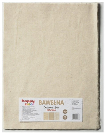 Bawełna dekoracyjna A3 NATURALNA happy color