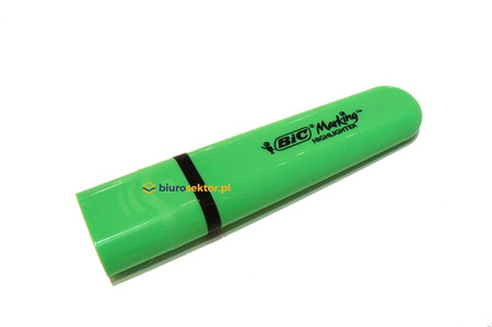 Zakreślacz ZIELONY NEON Marking Highlighter FLAT BIC