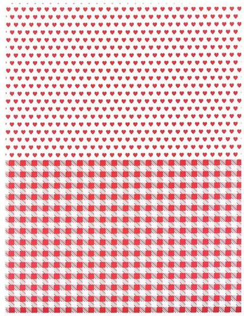 Blok z motywami A4 RED happy color