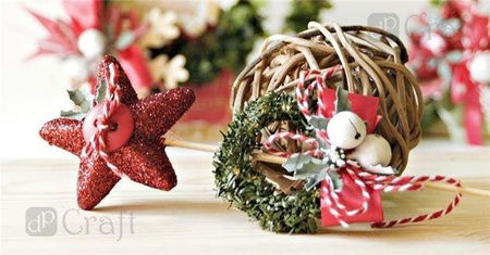 Druciki kreatywne SOSNA 30 cm 12 szt. dpCraft