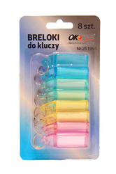 Zawieszki do kluczy brelok MIX 8 szt. OK Office