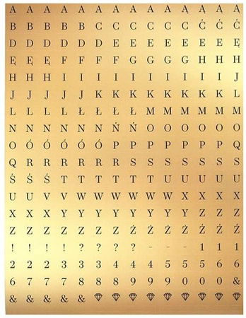 Papier do scrapbookingu jednostronny A4 ART DECO zestaw (blok kreatywny) INTERDRUK