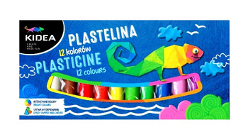 Plastelina mix 12 kolorów KIDEA