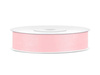 Taśma rypsowa JASNORÓŻOWA 1,5 cm 25 m PartyDeco