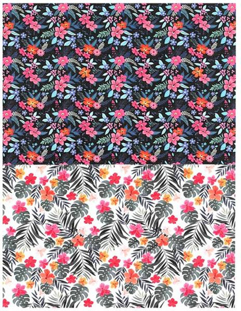 Blok z motywami A4 FLOWERS happy color