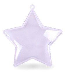 Bombka akrylowa GWIAZDKA 8 cm Arpex