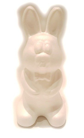 Zając wielkanocny styropianowy 12 x 25 cm