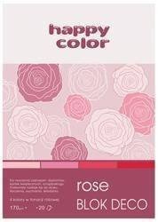 Blok Deco Rose A5 TONACJA RÓŻOWO-CZERWONA happy color