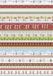 Papier do scrapbookingu jednostronny B2 50 x 70 cm BOŻE NARODZENIE Heyda
