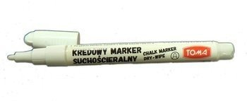 Marker kredowy suchościeralny 1,5 mm BIAŁY TOMA