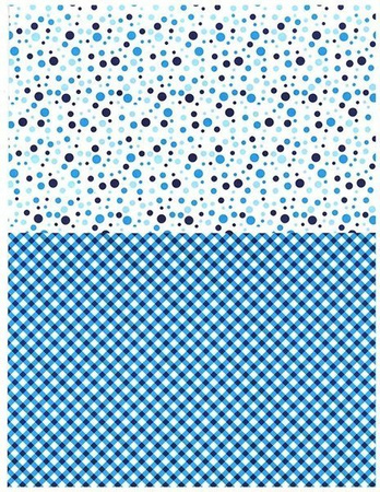 Blok z motywami A4 BLUE happy color