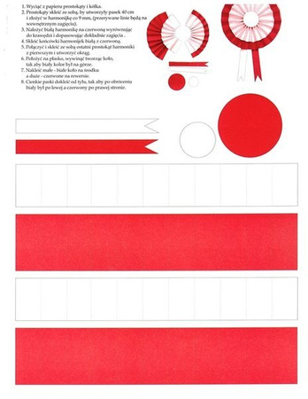 Blok z motywami A4 POLSKA happy color