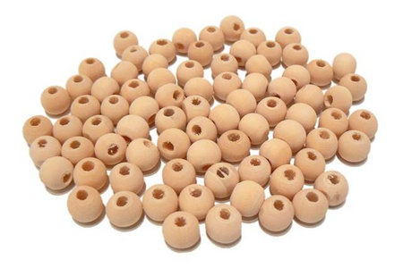 Kulki drewniane naturalne 1 cm 80 szt. ALIGA