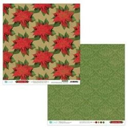 Papier do scrapbookingu dwustronny 30,5 x 30,5 cm CHRISTMAS TIME 03 dpCraft