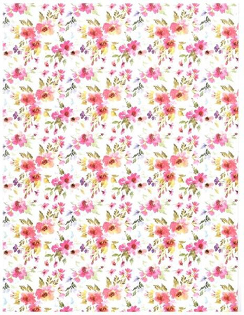 Blok z motywami A4 FLOWERS happy color