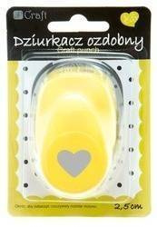 Dziurkacz ozdobny 2,5 cm SERCE dpCraft