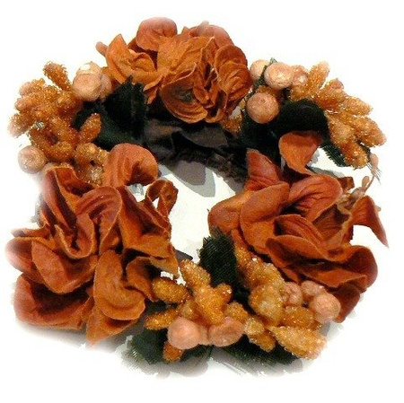 Ryżyk MIEDZIANY WIANEK KOŁO Z KWIATAMI