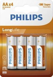 Bateria alkaliczna LR06/AA Long Life 4 szt. PHILIPS